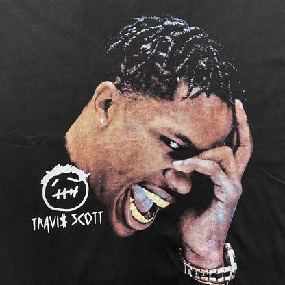 TRAVIS SCOTT VINTAGE GRAPHIC TEE BLACK