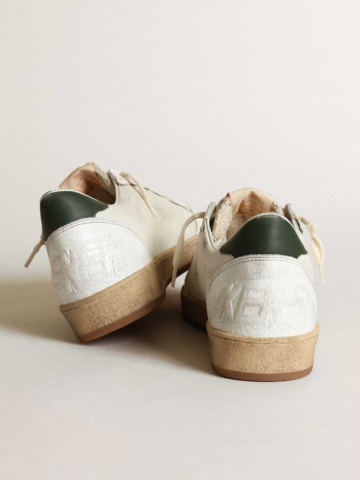 Golden Goose Ball Star – Olive Heel Tab & Suede Star