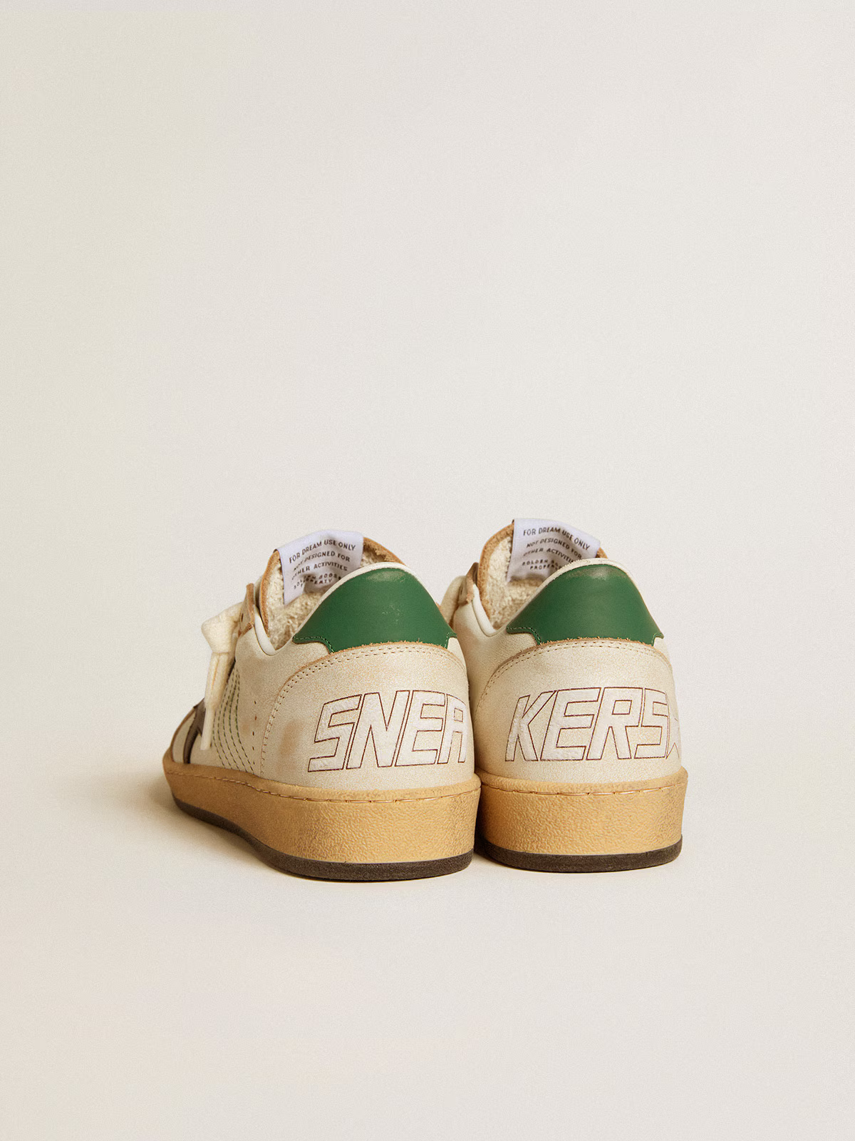 Golden Goose Ball Star Sneaker – Cream & Black