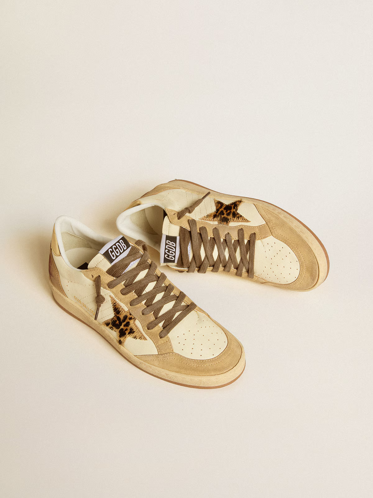 Golden Goose Ball Star Sneaker – Leopard Star Edition