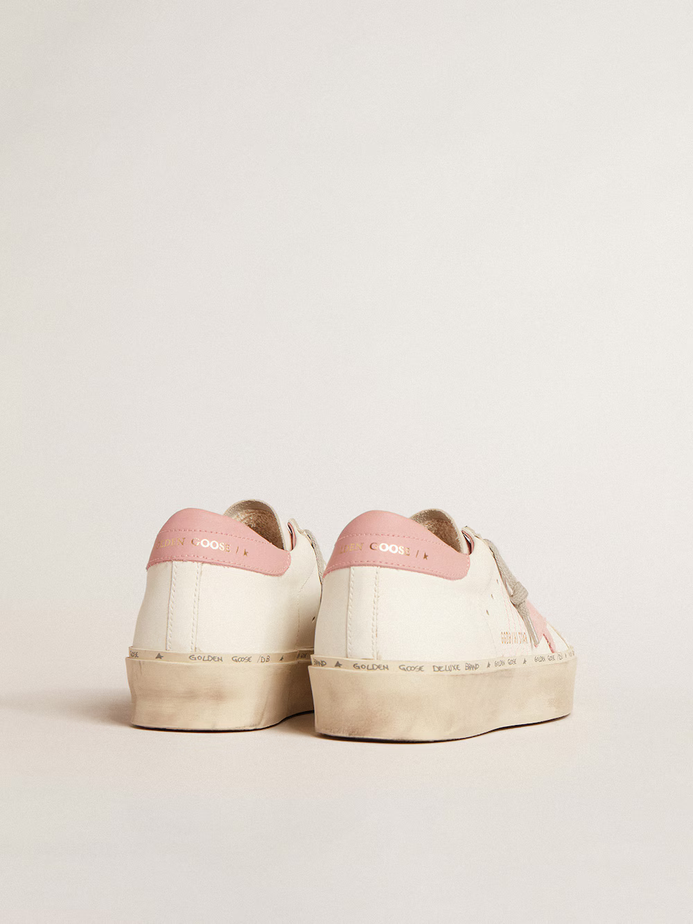 Golden Goose Hi Star Sneaker – Pink Suede Star
