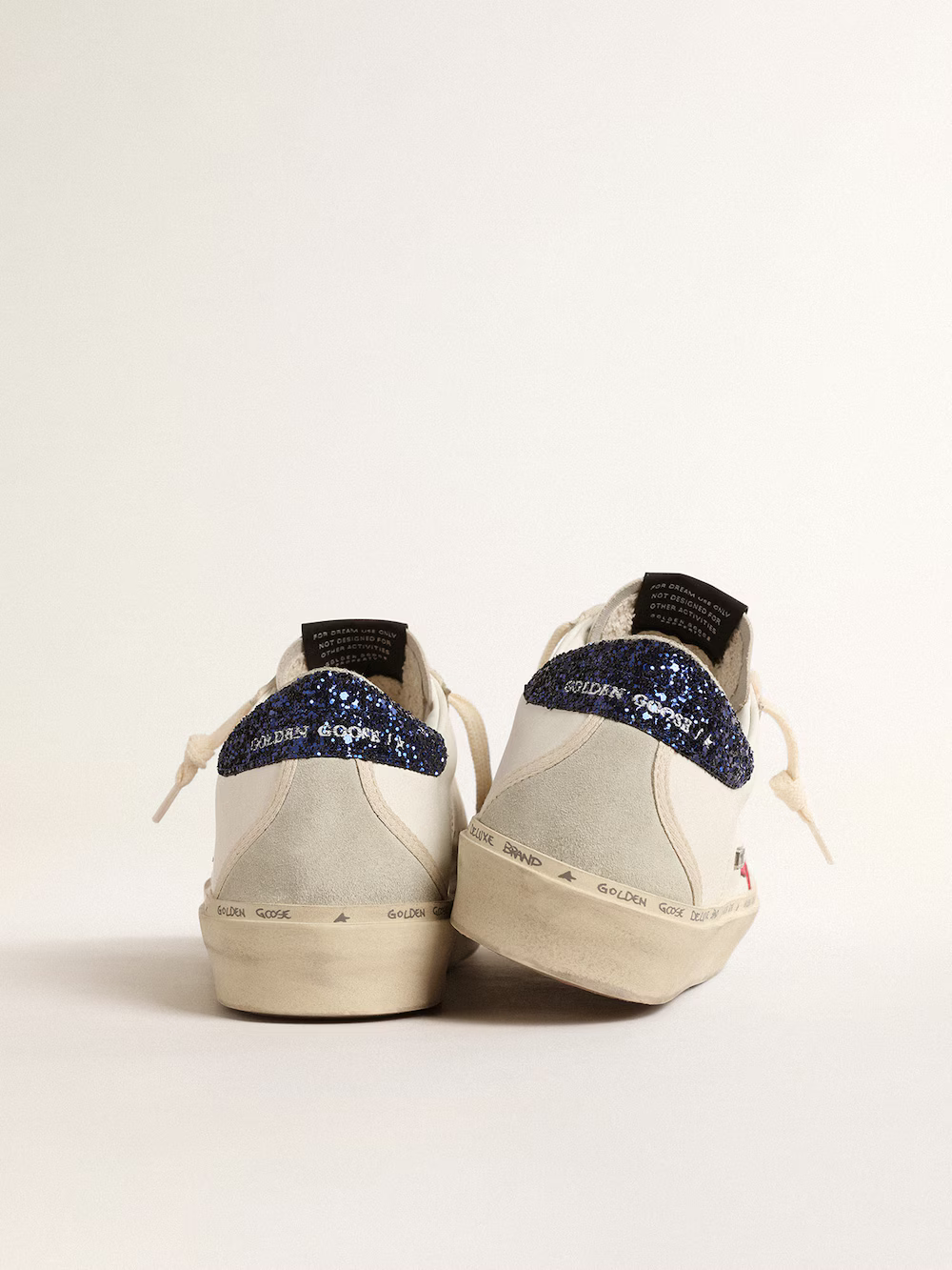 Golden Goose Hi Star Sneaker – Red Star & Glitter Heel