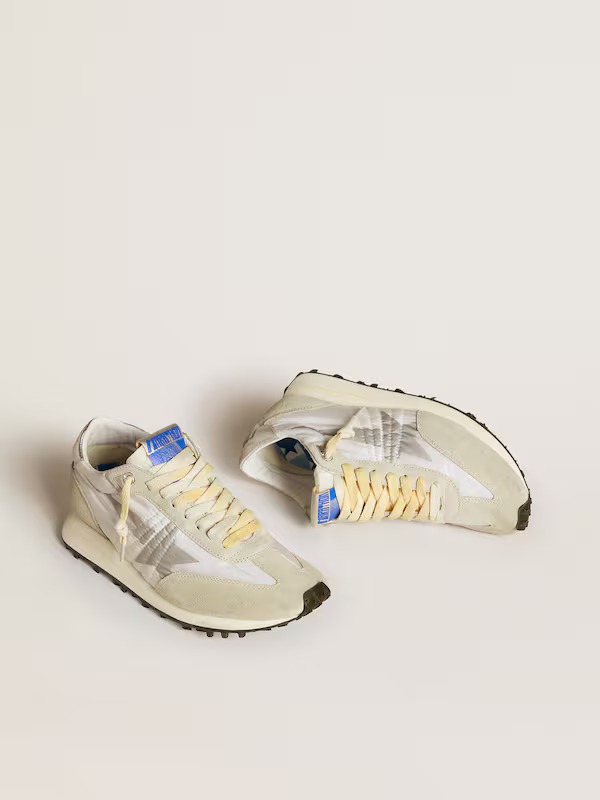 Golden Goose Marathon Sneaker – White & Neutral