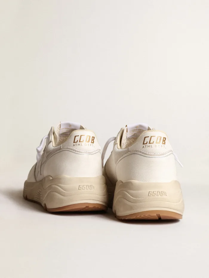 Golden Goose Running Sole White Mesh Sneaker