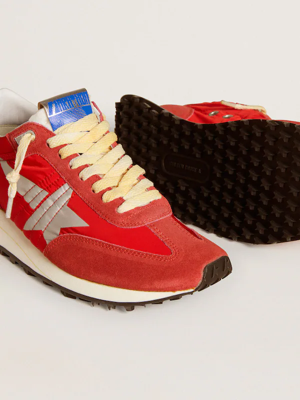 Golden Goose Soul Star Sneaker – Red & Silver