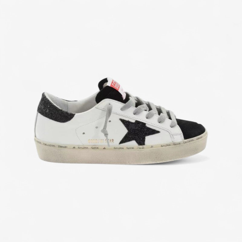 Golden Goose Super-Star Black Glitter Sneaker