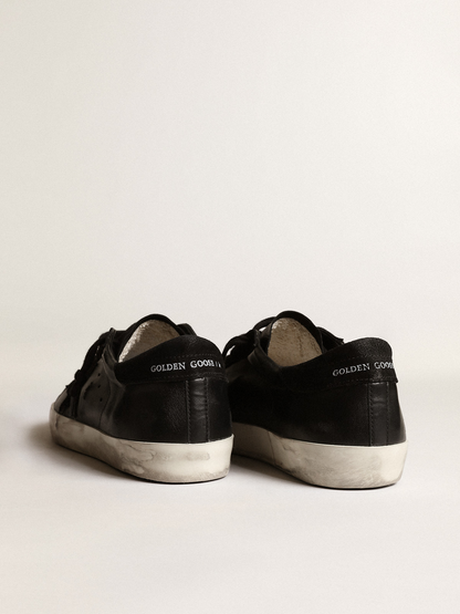 Golden Goose Super-Star Black Leather Sneaker
