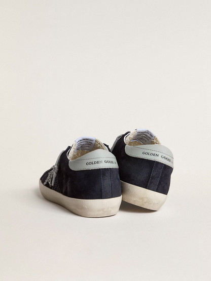 Golden Goose Super-Star Glitter Star – Midnight Suede
