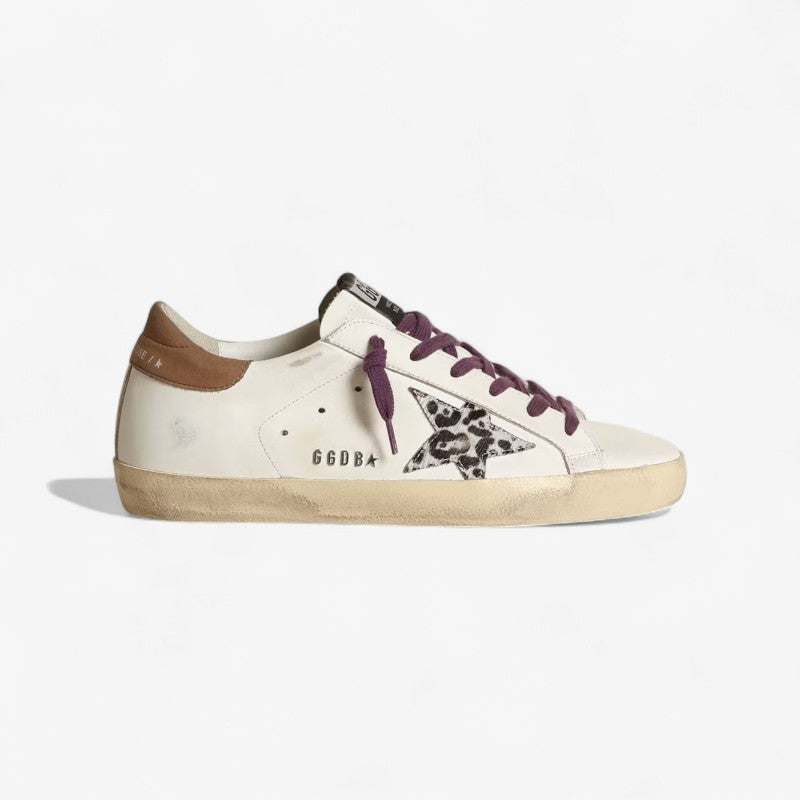 Golden Goose Super-Star Leopard Star Sneaker