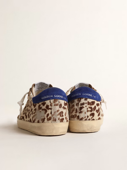 Golden Goose Super-Star Pony Hair Leopard Sneaker
