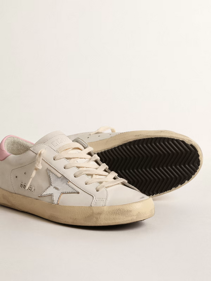 Golden Goose Super-Star White & Pink Sneaker