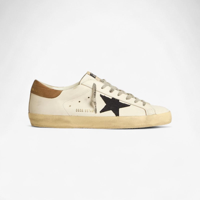Golden Goose Super-Star White & Tobacco Sneaker