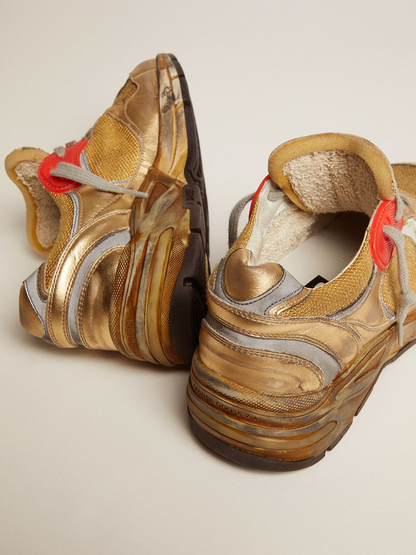 Women’s Gold Dad-star Sneakers