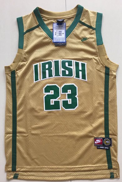 LEBRON JAMES IRISH HIGH SCHOOL JERSEY