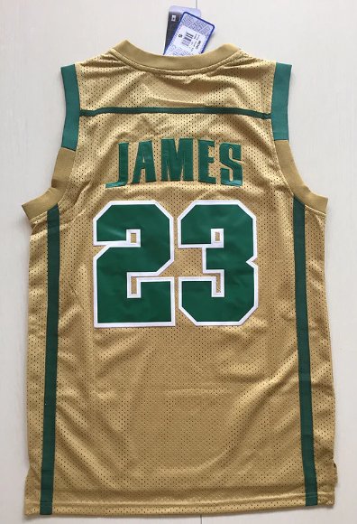 LEBRON JAMES IRISH HIGH SCHOOL JERSEY