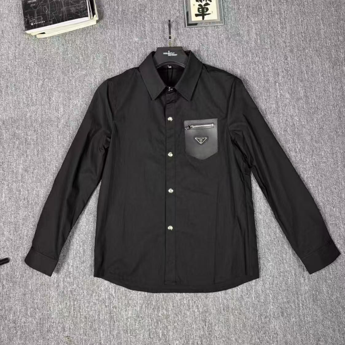 Prada Beige Button-Up Shirt