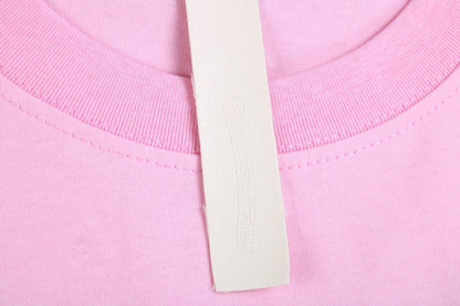 CHROME HEARTS HORSE SHOE LOGO T-SHIRT PINK