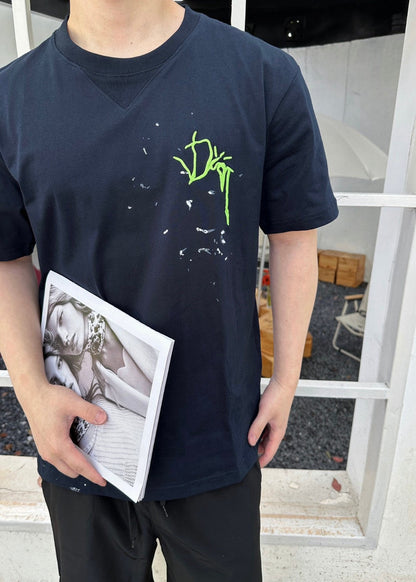 Dior Artistic Splatter T-Shirt (Black)