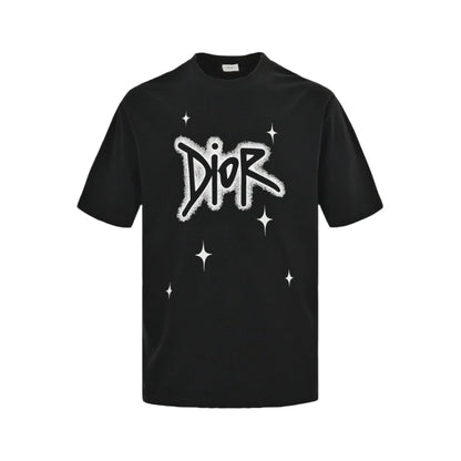 DIOR STAR GRAPHIC T-SHIRT BLACK
