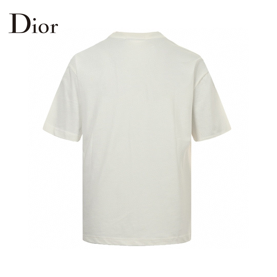 Dior White Graphic T-Shirt