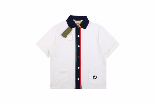 Gucci Contrast Collar Shirt