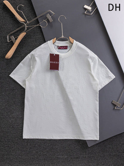 Gucci GG Patterned T-Shirt (White)