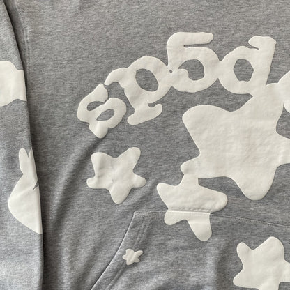 SP5DER BELUGA HOODIE HEATHER GREY