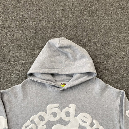 SP5DER BELUGA HOODIE HEATHER GREY