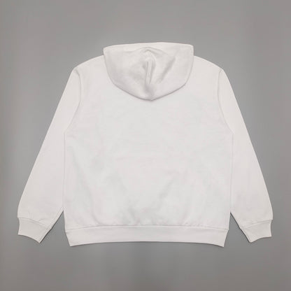 SP5DER OG RHINESTONE LOGO HOODIE WHITE