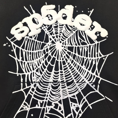 SP5DER OG WEB HOODIE BLACK