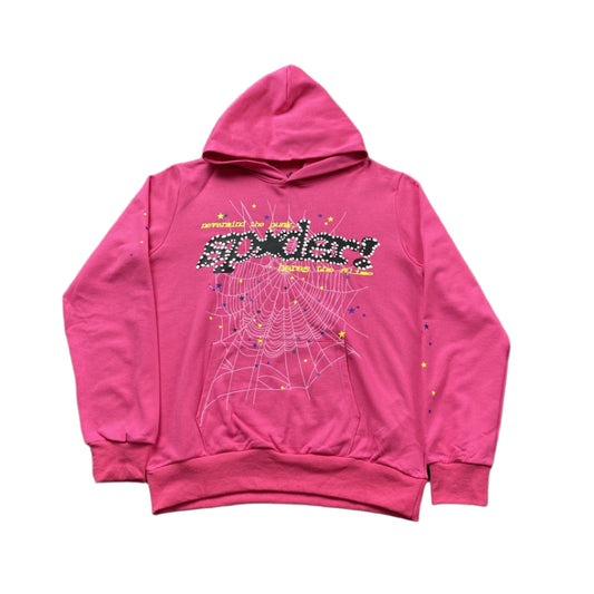 SP5DER P*NK V2 HOODIE PINK