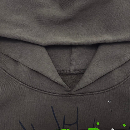 SP5DER WAIT WEB HOODIE SLATE GREY