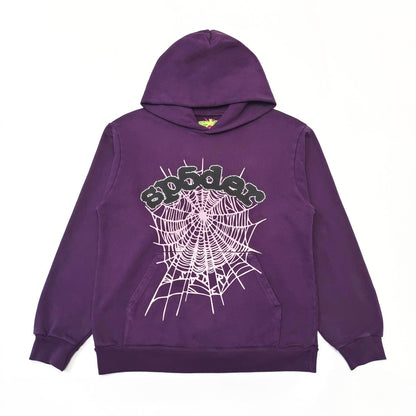 SP5DER WEB HOODIE PURPLE