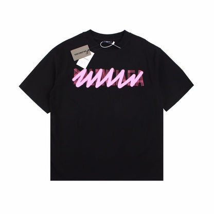 BALENCIAGA GRAFFITI LOGO T-SHIRT BLACK