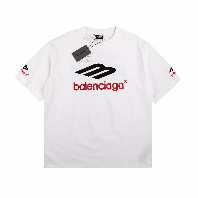 BALENCIAGA LOGO GRAPHIC T-SHIRT WHITE