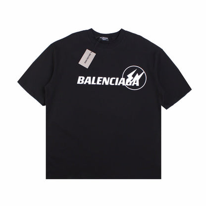 BALENCIAGA LOGO T-SHIRT BLACK