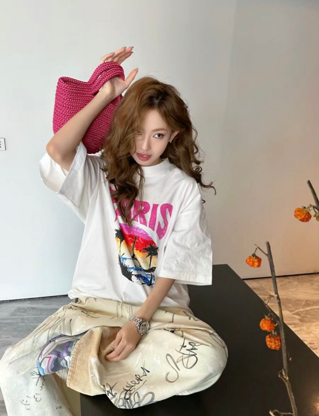 Balenciaga Paris Sunset T-Shirt