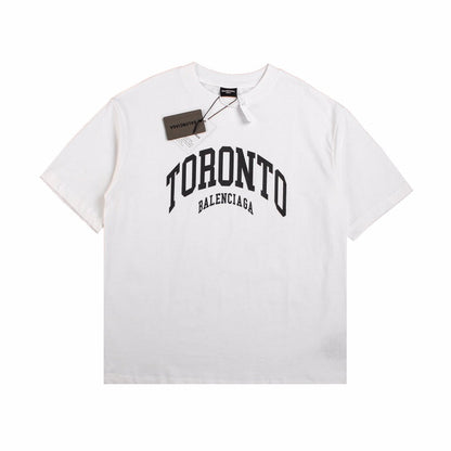BALENCIAGA TORONTO LOGO T-SHIRT WHITE