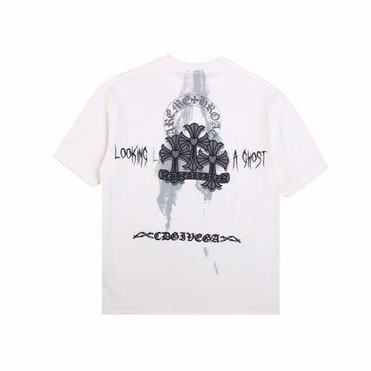 CHROME HEARTS "LOOKING LIKE A GHOST" T-SHIRT WHITE