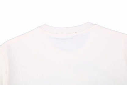 Gucci Lightning Bolt Logo T-Shirt in Cream
