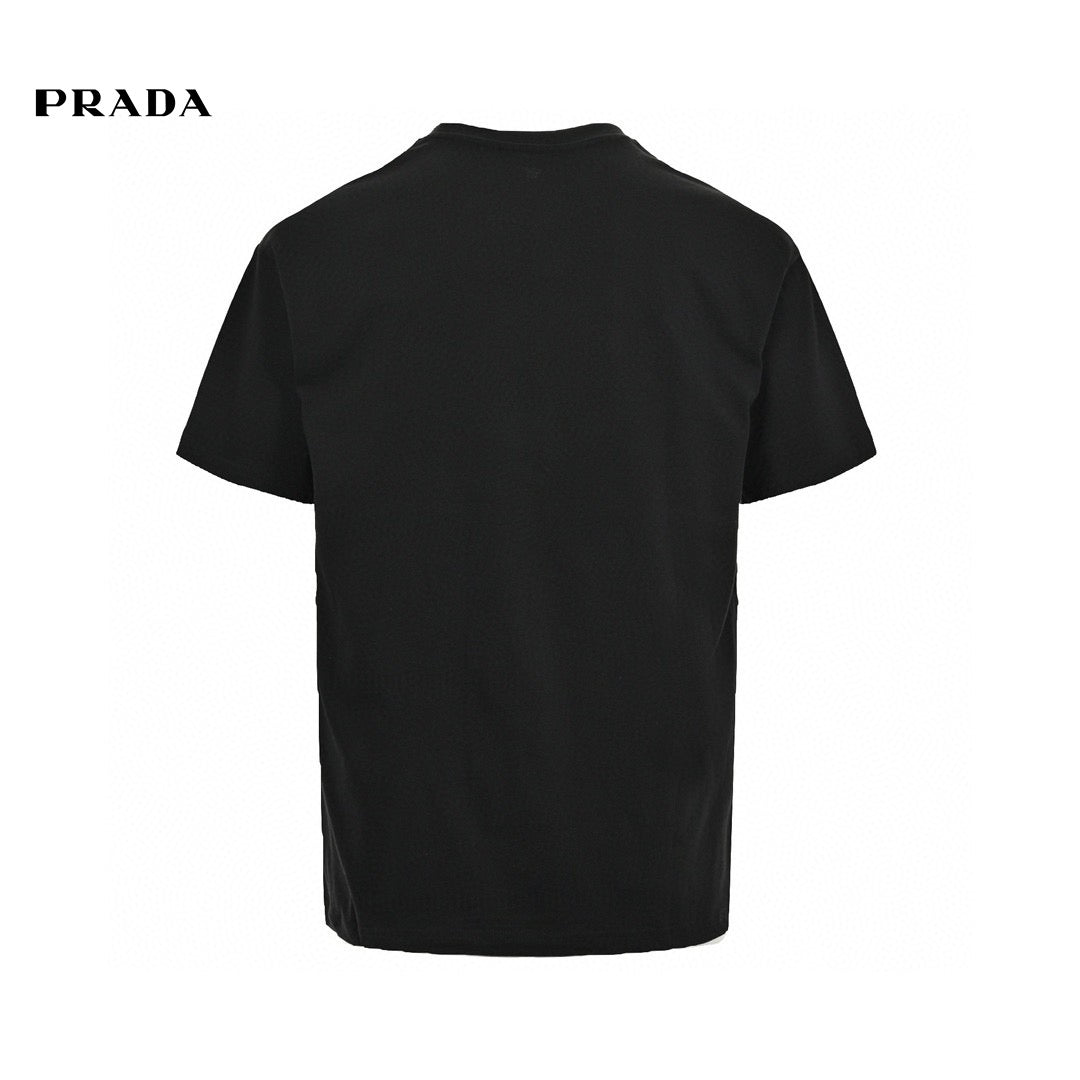 Prada Graphic Logo T-Shirt (Black)