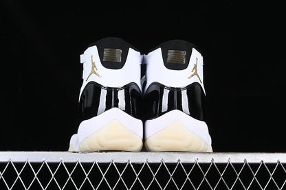 AIR JORDAN 11 DMP WHITE/BLACK/GOLD
