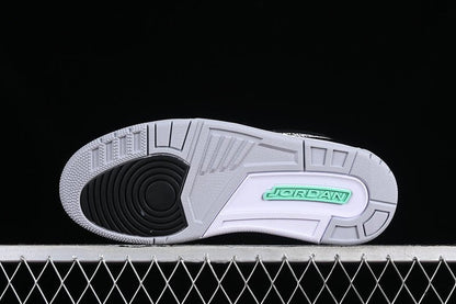 AIR JORDAN 3 RETRO GREEN GLOW BLACK/GREEN GLOW/WOLF GREY/WHITE