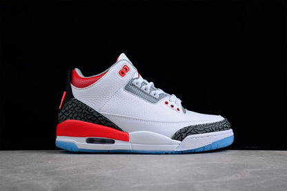 AIR JORDAN 3 RETRO WHITE/LIGHT CURRY/CARDINAL RED/CEMENT GREY