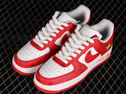 NIKE AIR FORCE 1 x LOUIS VUITTON VIRGIL ABLOH WHITE RED