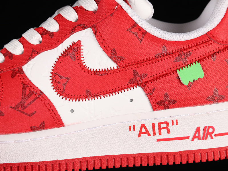 NIKE AIR FORCE 1 x LOUIS VUITTON VIRGIL ABLOH WHITE RED