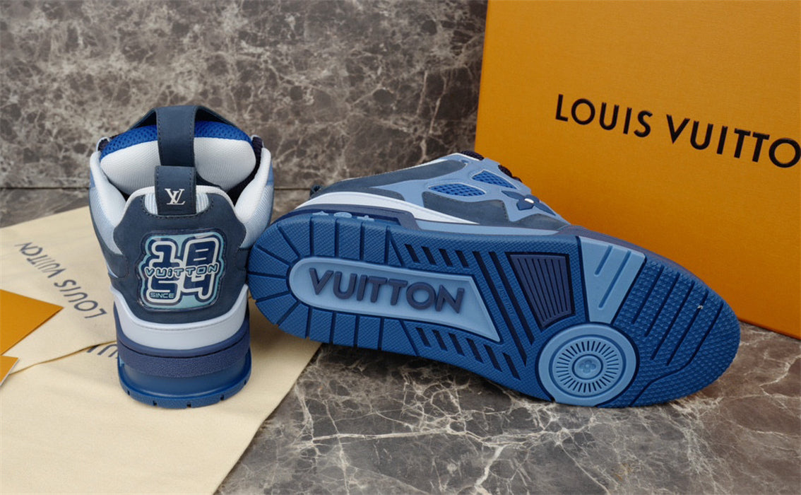 LOUIS VUITTON LV SKATE SNEAKER BLUE
