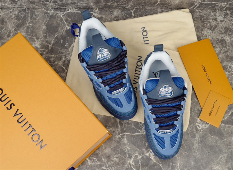 LOUIS VUITTON LV SKATE SNEAKER BLUE
