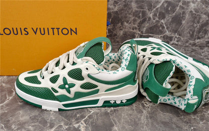 LOUIS VUITTON LV SKATE SNEAKER GREEN WHITE