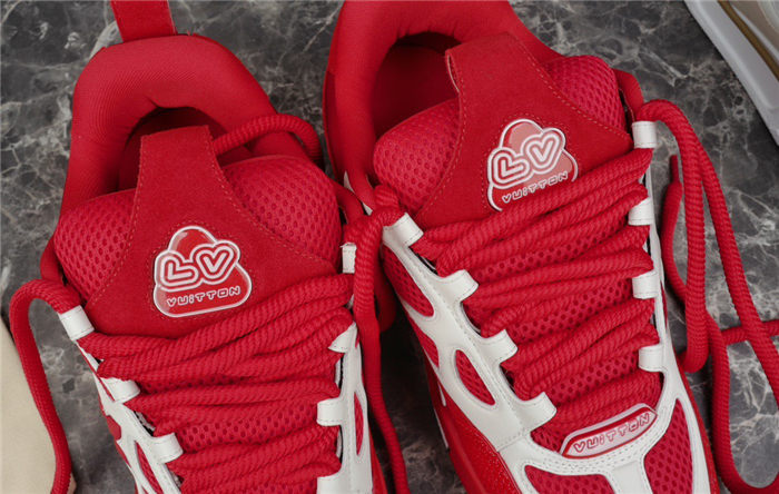 LOUIS VUITTON LV SKATE SNEAKER RED WHITE